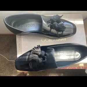 Jimmy Choo Foxley M- leather loafers with tassel Jimmy Choo Foxley Jacquard Tassel Loafers on SALE | Saks OFF 5TH main image 3